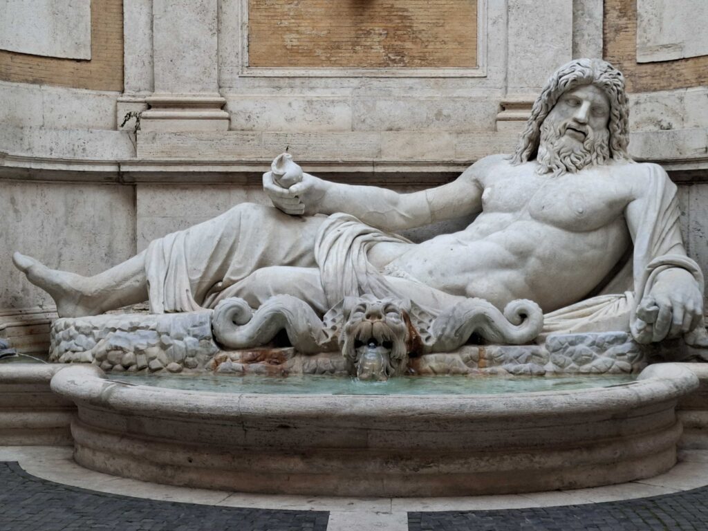 Statua Marforio Musei Capitolini