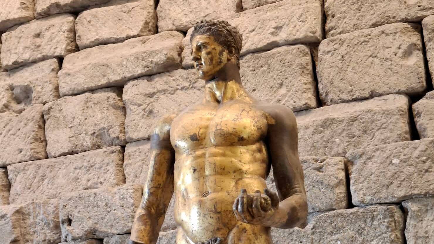 Statua Ercole in bronzo dorato Musei Capitolini